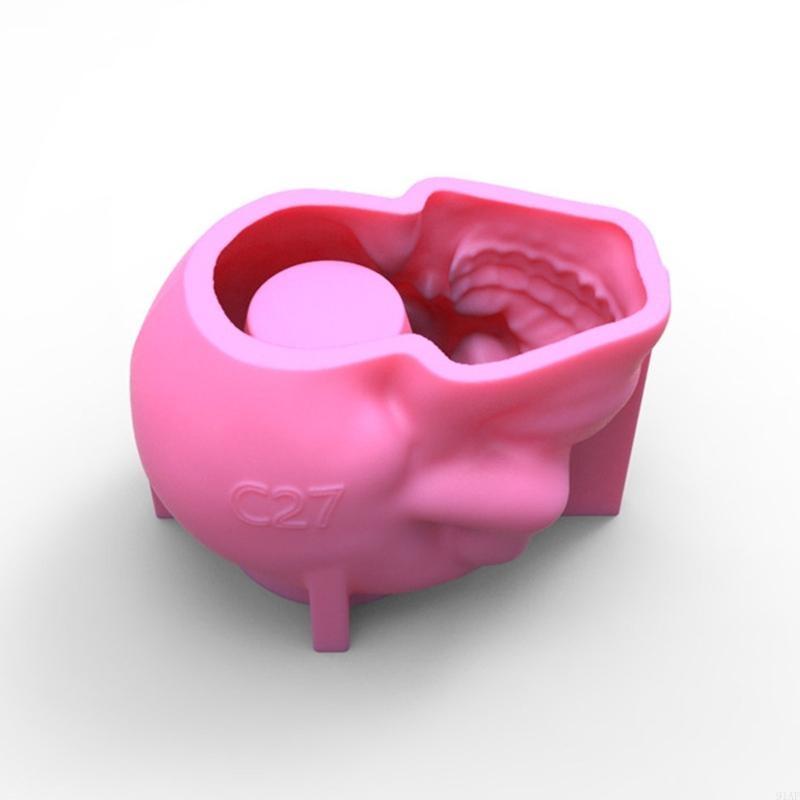 Echeveria Succulent - Vaso flores caveira 3d, resina epóxi,